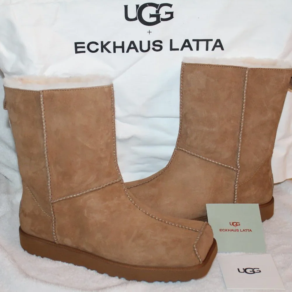 UGG SPECIAL EDITION MEN'S SUEDE SHEARLING BOOTS
